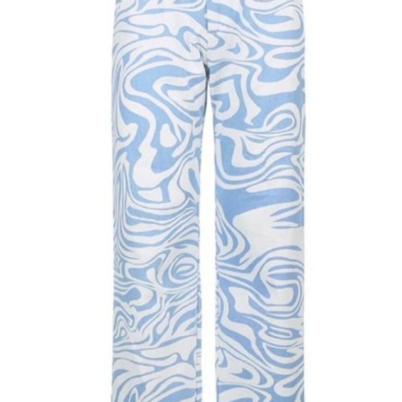 Swirl Print Jeans - Picture 2 of 2